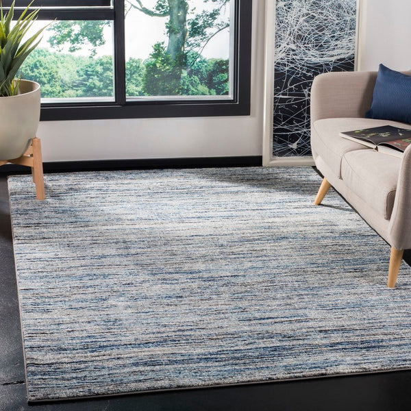 Safavieh Galaxy 113 Power Loomed Contemporary Rug IIX Blue / Grey GAL113M-26