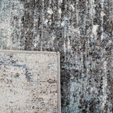 Safavieh Galaxy 116 Power Loomed Contemporary Rug Charcoal / Blue GAL116H-6