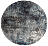 Safavieh Galaxy 116 Power Loomed Contemporary Rug Charcoal / Blue GAL116H-6