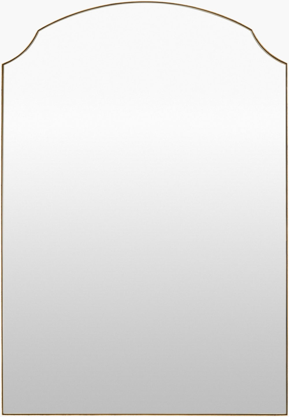 Livabliss Landon Tudor Arch Wall Mirror with Hand Forged Iron Frame for Entryway or Bedroom Gold 36"H x 29"W x 1"D GALA1000-3629
