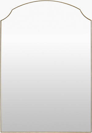 Livabliss Landon Tudor Arch Wall Mirror with Hand Forged Iron Frame for Entryway or Bedroom Gold 35"H x 24"W x 1"D GALA1000-3524
