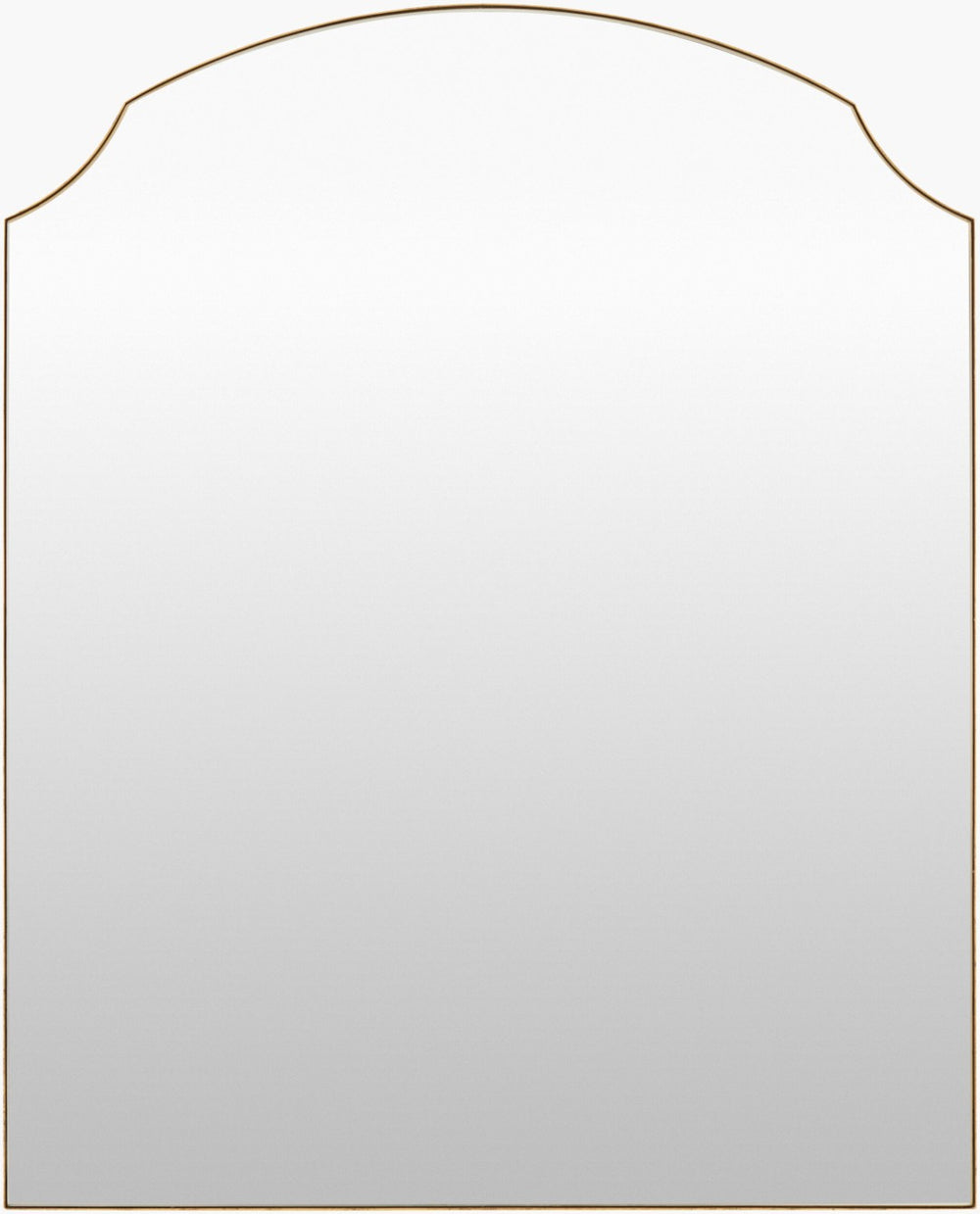 Livabliss Landon Tudor Arch Wall Mirror with Hand Forged Iron Frame for Entryway or Bedroom Gold 36"H x 29"W x 1"D GALA1000-3629