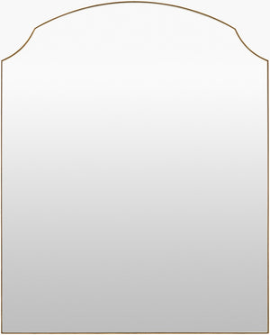 Livabliss Landon Tudor Arch Wall Mirror with Hand Forged Iron Frame for Entryway or Bedroom Gold 36"H x 29"W x 1"D GALA1000-3629