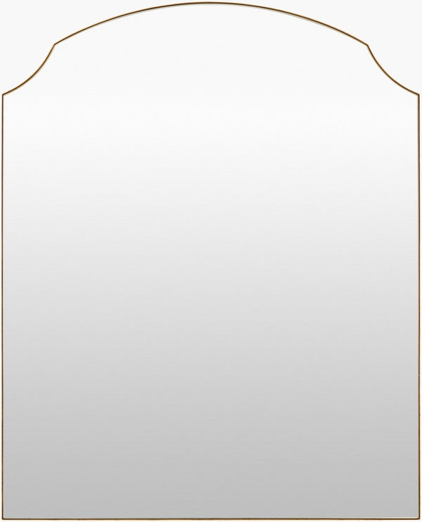 Livabliss Landon Tudor Arch Wall Mirror with Hand Forged Iron Frame for Entryway or Bedroom Gold 36"H x 29"W x 1"D GALA1000-3629
