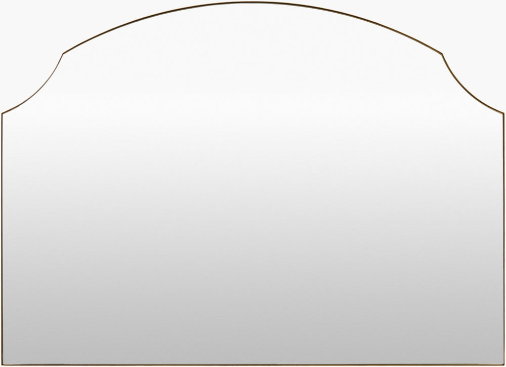 Livabliss Landon Tudor Arch Forged Iron Wall Mirror Fireplace Mantel and Console Statement Piece GALA1000-3852