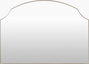 Livabliss Landon Tudor Arch Forged Iron Wall Mirror Fireplace Mantel and Console Statement Piece GALA1000-3852