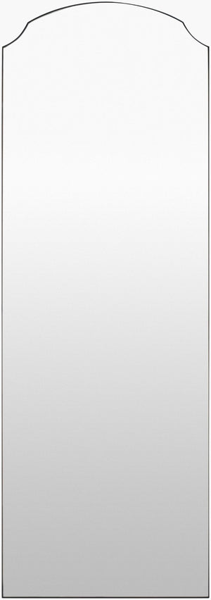 Livabliss Landon Frameless Full Length Floor Mirror Slim Modern Lean for Bedroom or Hallway Black 65"H x 22"W x 2"D GALA1003-6522