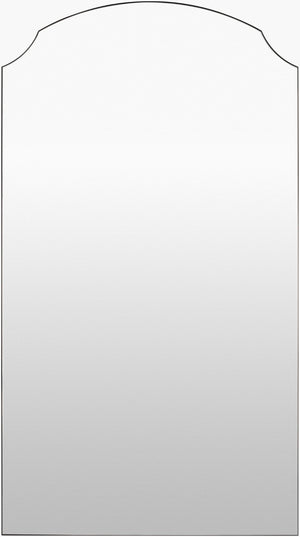 Livabliss Landon Frameless Full Length Floor Mirror Slim Modern Lean for Bedroom or Hallway Black 80"H x 45"W x 2"D GALA1003-8045