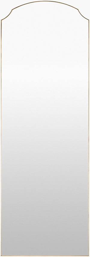 Livabliss Landon Slim Profile Full Length Wall Mirror for Minimalist Bedroom or Hallway Decor Gold 65"H x 22"W x 2"D GALA1004-6522
