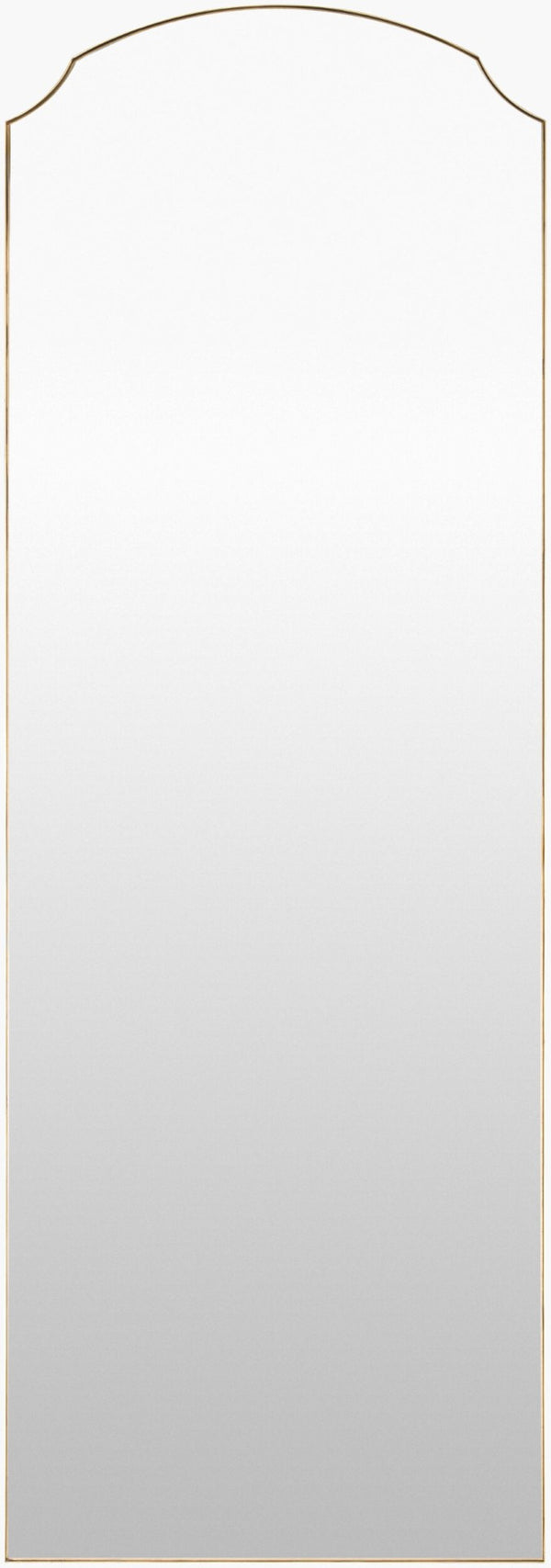 Livabliss Landon Slim Profile Full Length Wall Mirror for Minimalist Bedroom or Hallway Decor Gold 65"H x 22"W x 2"D GALA1004-6522