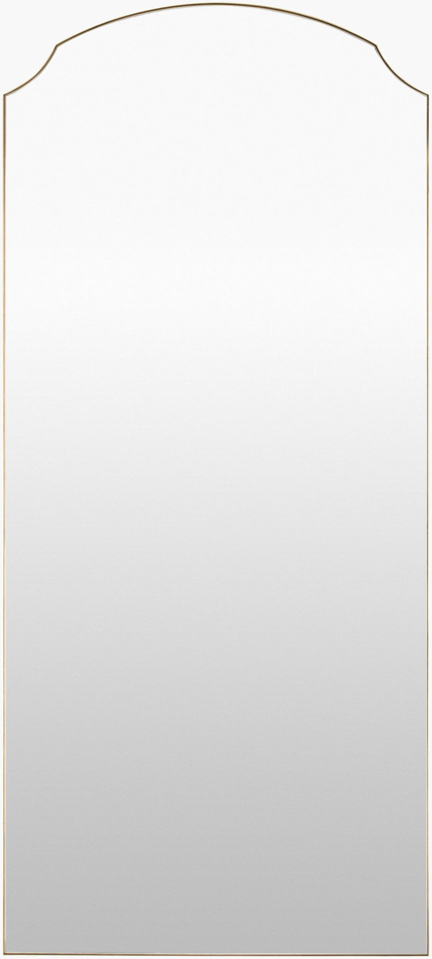 Livabliss Landon Slim Profile Full Length Wall Mirror for Minimalist Bedroom or Hallway Decor Gold 80"H x 45"W x 2"D GALA1004-8045