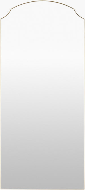 Livabliss Landon Slim Profile Full Length Wall Mirror for Minimalist Bedroom or Hallway Decor Gold 70"H x 30"W x 2"D GALA1004-7030