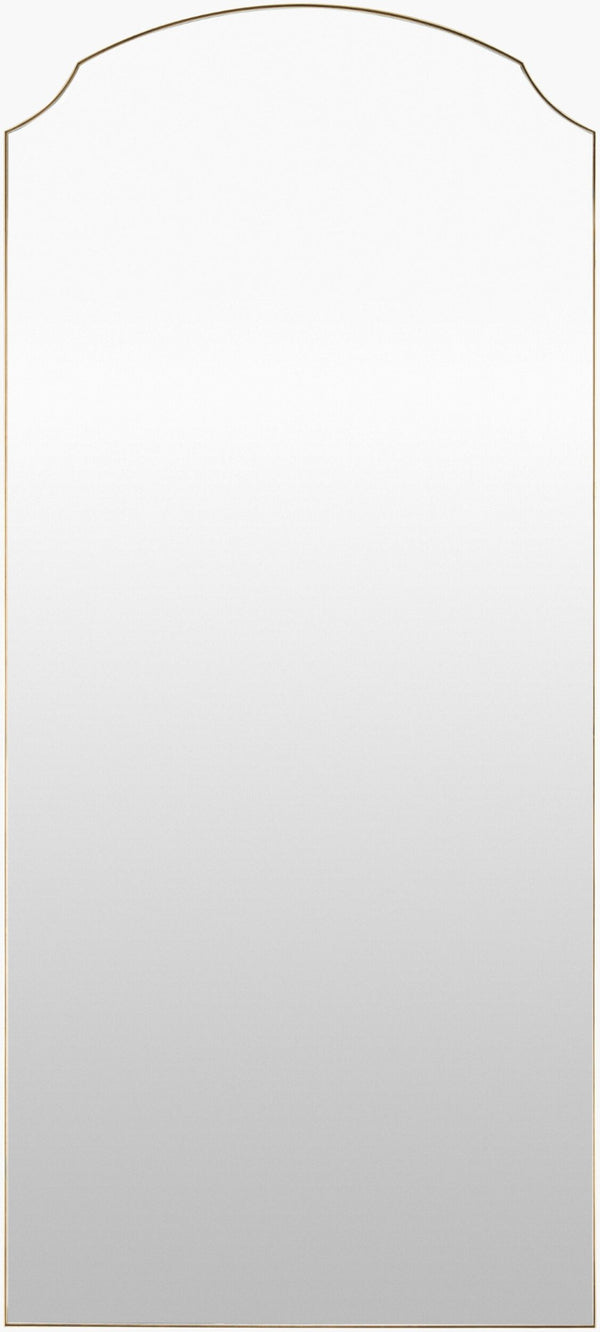 Livabliss Landon Slim Profile Full Length Wall Mirror for Minimalist Bedroom or Hallway Decor Gold 70"H x 30"W x 2"D GALA1004-7030