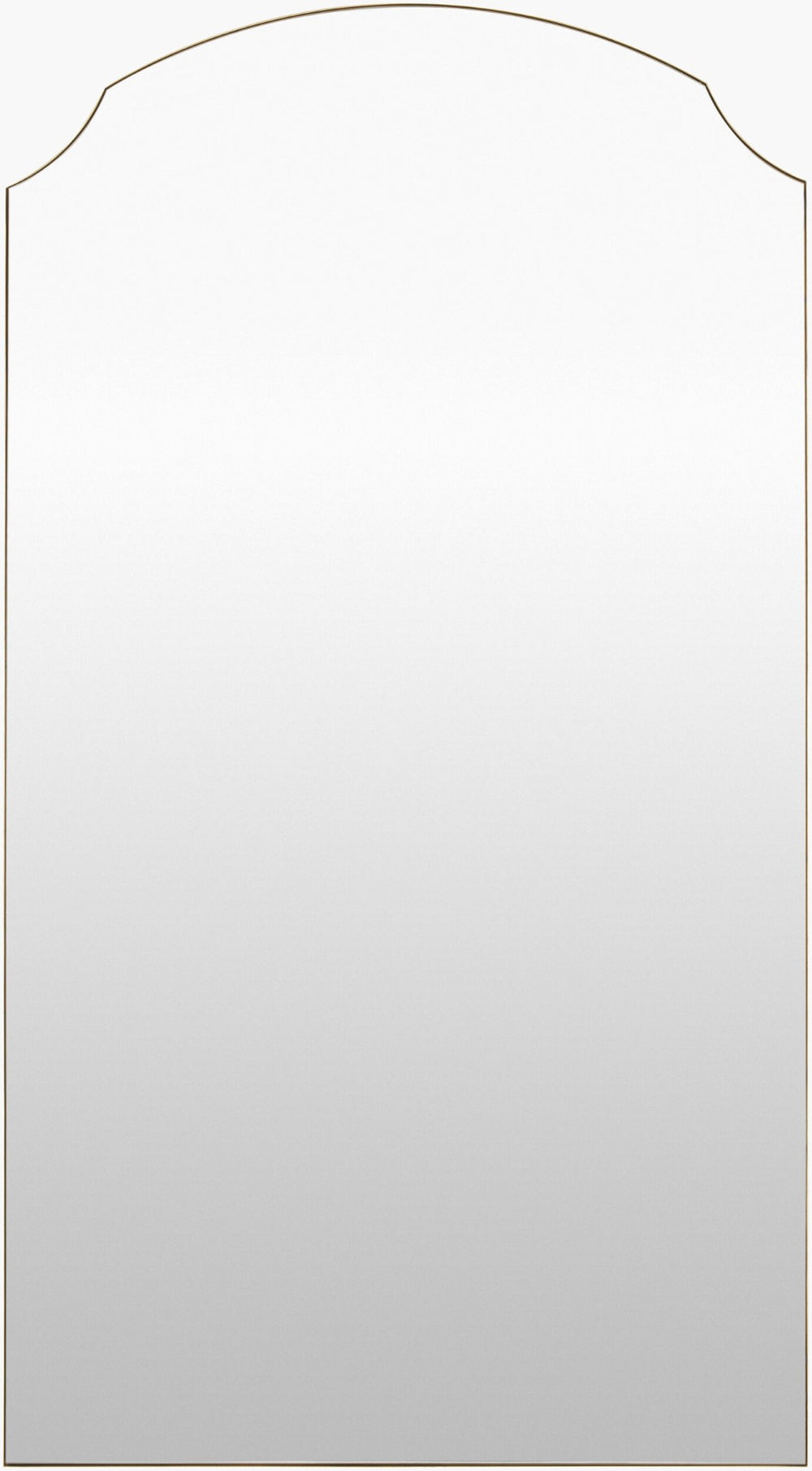 Livabliss Landon Slim Profile Full Length Wall Mirror for Minimalist Bedroom or Hallway Decor Gold 80"H x 45"W x 2"D GALA1004-8045