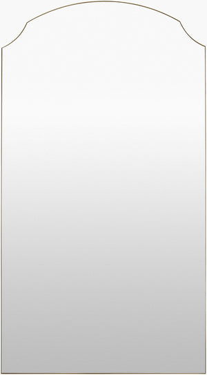 Livabliss Landon Slim Profile Full Length Wall Mirror for Minimalist Bedroom or Hallway Decor Gold 80"H x 45"W x 2"D GALA1004-8045