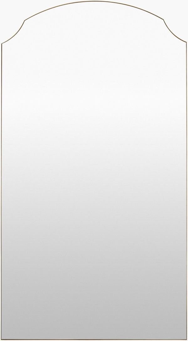 Livabliss Landon Slim Profile Full Length Wall Mirror for Minimalist Bedroom or Hallway Decor Gold 80"H x 45"W x 2"D GALA1004-8045
