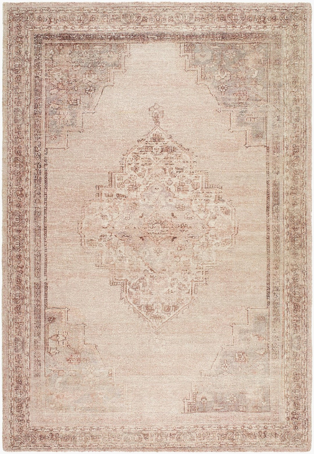 Livabliss Luciana Hand Tufted Polyester Accent Rug Traditional Pattern for Entryway or Bath Beige, Taupe 8'10" x 12' GALU2302-81012
