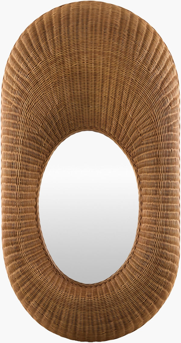 Livabliss Lye Artisan Handcrafted Bohemian Wall Mirror Tall Decorative Frame Entryway Accent GALY003-4825