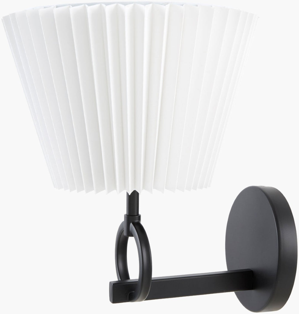 Livabliss The Oneil Arts and Crafts Linen Shade Wall Sconce for Hallways and Living Rooms GAOL-001