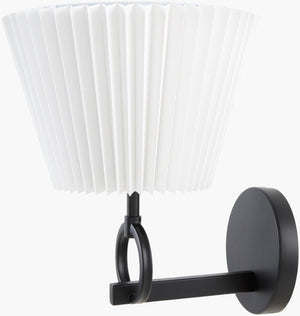 Livabliss The Oneil Arts and Crafts Linen Shade Wall Sconce for Hallways and Living Rooms GAOL-001