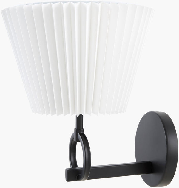 Livabliss The Oneil Arts and Crafts Linen Shade Wall Sconce for Hallways and Living Rooms GAOL-001