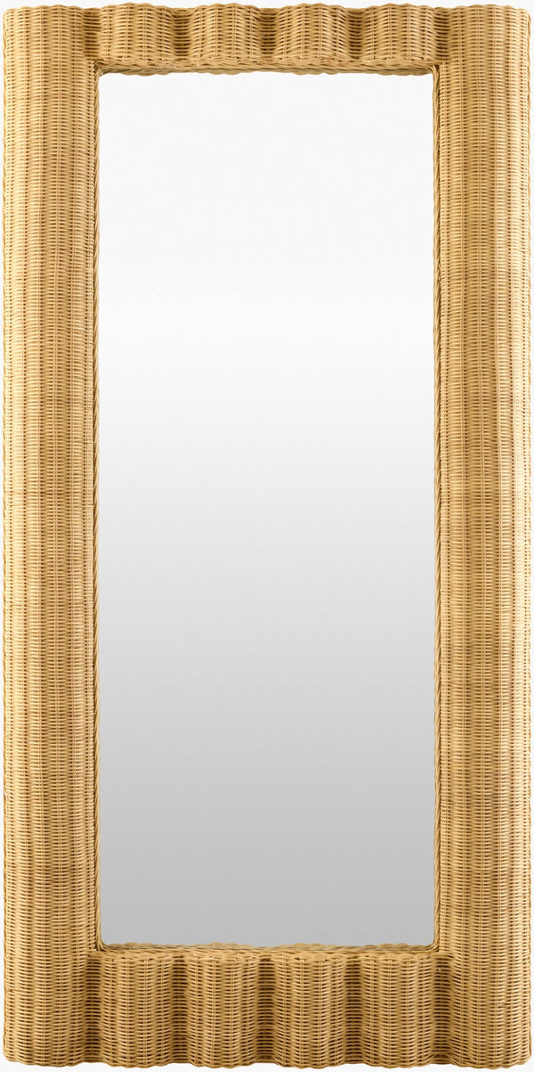 Livabliss Tortola Handcrafted Bohemian Accent Mirror Tall Vertical Statement Piece for Entryway GAOO001-6834