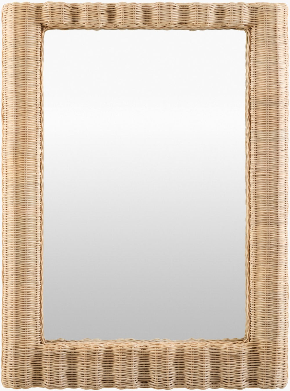 Livabliss Tortola Handcrafted Bohemian Global Wall Mirror with Sculptural Depth for Boho Interiors GAOO002-3728