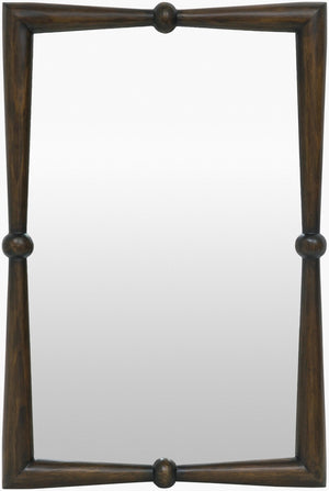 Livabliss Prosper Traditional Framed Wall Accent Mirror Vertical for Hallway Bedroom or Living Room Brown 36"H x 24"W x 2"D GAPE001-3624