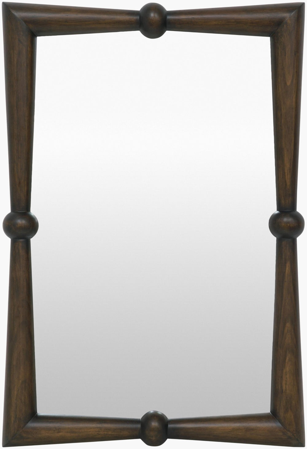 Livabliss Prosper Traditional Framed Wall Accent Mirror Vertical for Hallway Bedroom or Living Room Brown 41"H x 28"W x 3"D GAPE001-4128