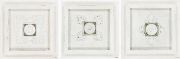 Surya Wall Decor Gar-2000: 18” X 18” Framed Art To Revitalize Your Space With Modern Elegance Main, Cream Canvas Gar2000-1818