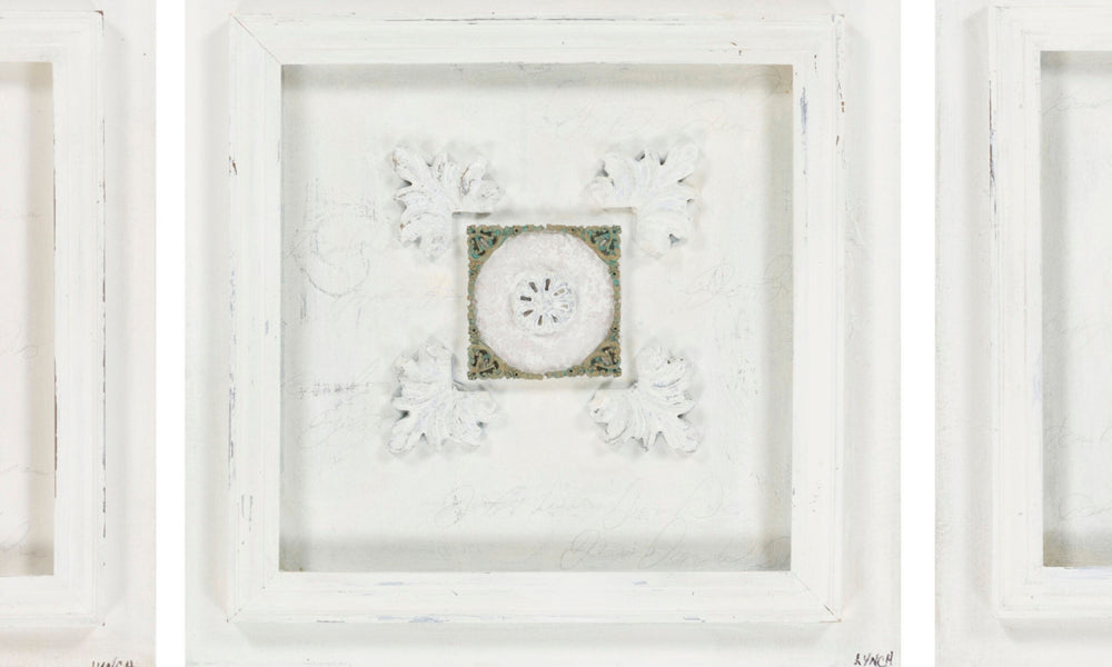 Surya Wall Decor Gar-2000: 18” X 18” Framed Art To Revitalize Your Space With Modern Elegance Main, Cream Canvas Gar2000-1818