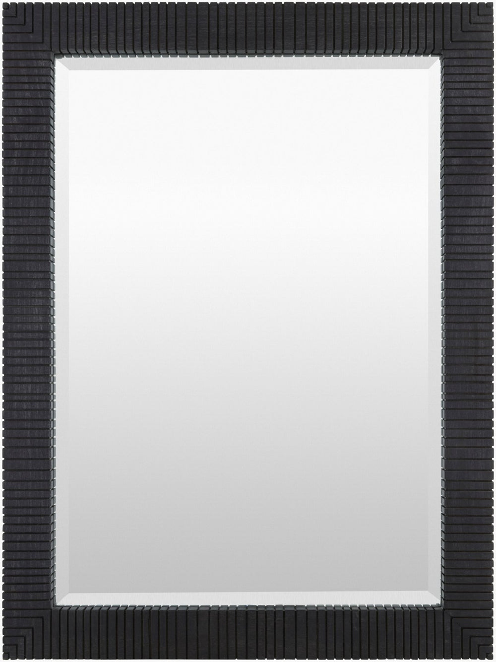 Surya Gareth Frameless Rectangular Wall Mirror for Entryway Console or Dresser Decor GARE001-3040