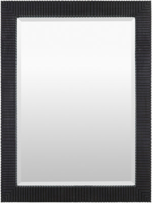 Surya Gareth Frameless Rectangular Wall Mirror for Entryway Console or Dresser Decor GARE001-3040