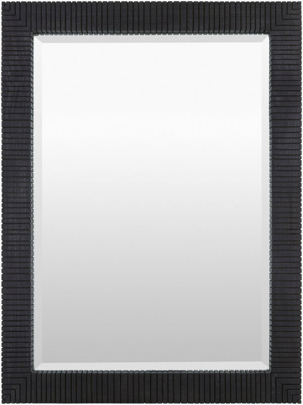 Surya Gareth Frameless Rectangular Wall Mirror for Entryway Console or Dresser Decor GARE001-3040