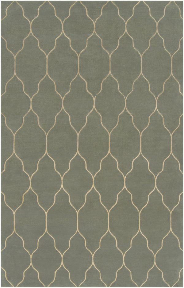 Surya Gates Handmade 2' X 3' Wool Rug - Exquisite Indian Craftsmanship For Timeless Home Elegance! Medium Gray Wool Gat1004-58