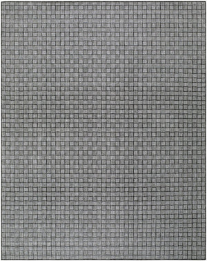 Livabliss Westport Geometric Polypropylene Outdoor Rug Machine Woven in Turkey for Patios Black, Medium G 7'10" x 10' GAWE2300-71010