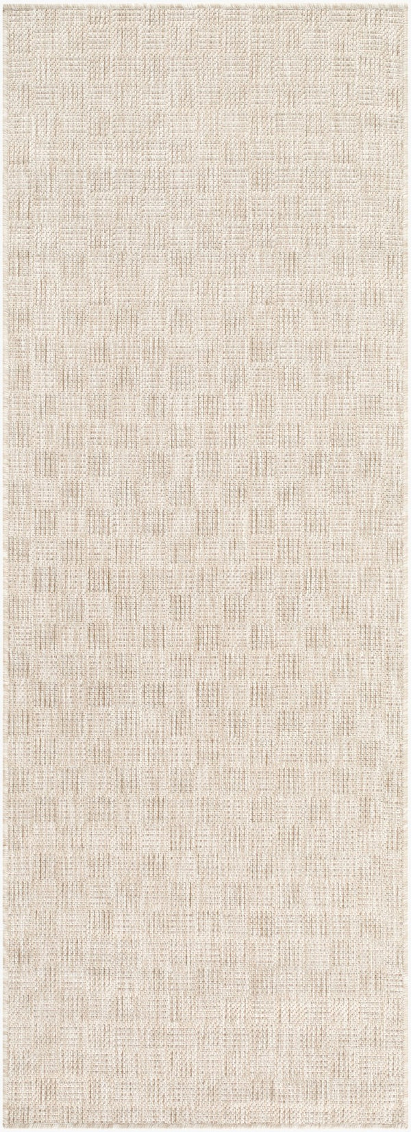 Livabliss Westport Geometric Polypropylene Area Rug Woven in Turkey for Modern Entryways Tan, White 2'7" x 7'3" GAWE2302-2773