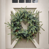 Blue Spruce Wreath with LED Lights, Extra-Large XPW81011 Park Hill