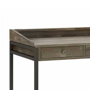 English Elm Ralston Desk - Handcrafted Distressed Grey Acacia With Modern Industrial Style & Versatile Functionality B136P159563-GIGA