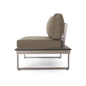 English Elm Christopher Knight Home® - Sterling Khaki Right Arm Sofa Seater - Stylish, Durable & Comfortable For Modern Living Spaces 68035.00GRY