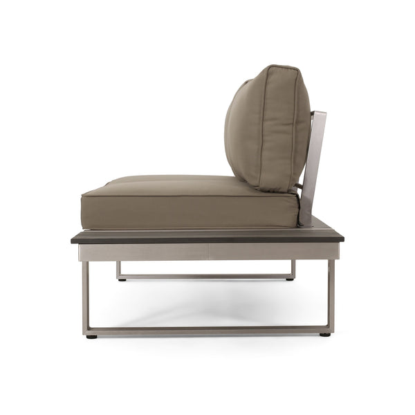 English Elm Christopher Knight Home® - Sterling Khaki Right Arm Sofa Seater - Stylish, Durable & Comfortable For Modern Living Spaces 68035.00GRY