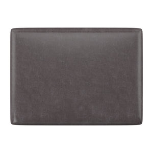 Homelegance By Top-Line Parcell Mission-Style Dark Oak Finish Wood Ottoman Brown Solid Wood