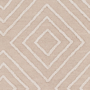 Surya Gable 9' X 13' Hand Tufted Rug - Modern Cotton & Viscose Design For Chic Home Decor, Low Pile Beige Cotton,Viscose Gbl2009-913