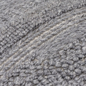 Surya Gabon 18"X18" Stylish Outdoor Accent Pillow - Durable Polyester, Easy Care, Modern Home Decor Gray Recycled Pet Yarn,Polyester Gbn001-2020
