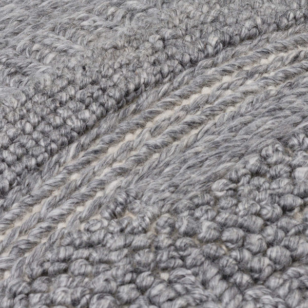 Surya Gabon 18"X18" Stylish Outdoor Accent Pillow - Durable Polyester, Easy Care, Modern Home Decor Gray Recycled Pet Yarn,Polyester Gbn001-2020