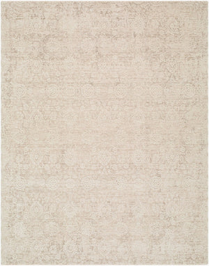 Livabliss Greensboro Medallion Polyester Area Rug with Fringe Traditional Style for Living Dining Rooms Beige, Tan 6'7" x 9'6" GBR2301-6796