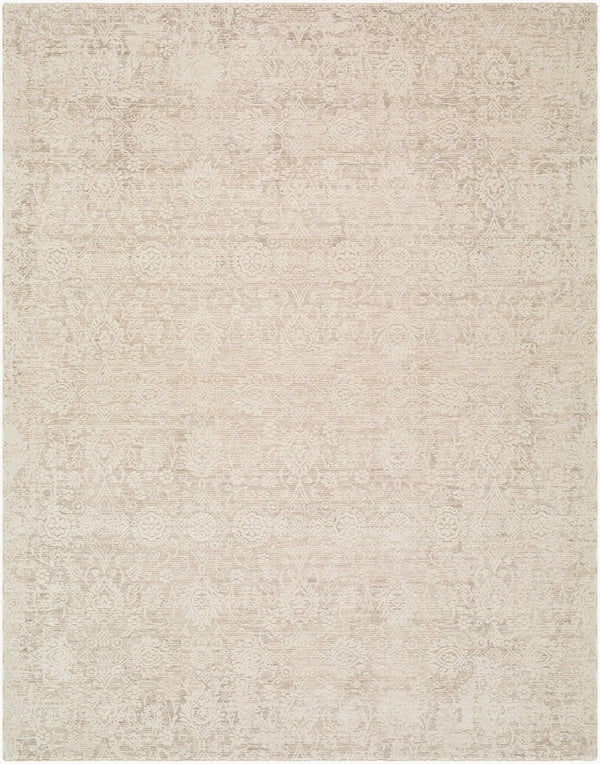 Livabliss Greensboro Medallion Polyester Area Rug with Fringe Traditional Style for Living Dining Rooms Beige, Tan 6'7" x 9'6" GBR2301-6796