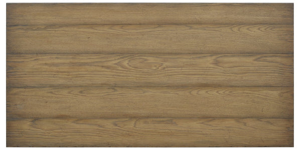 Hooker Furniture Melange Distressed Light-Oak Writing Desk With Keyboard Tray, Removable Insert & Generous Storage 638-10005