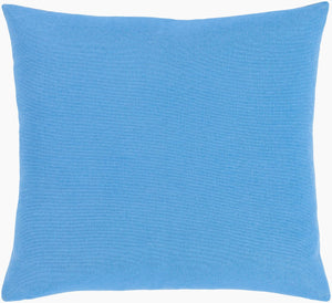Surya Global Brights Gbt-001 18" Cotton Accent Pillow - Luxurious Comfort & Vibrant Style For Your Home Sky Blue Cotton,Cotton Gbt004-1818