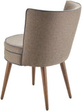 Gabby GBY-001 30"H x 20"W x 24"D, 30"H x 20"W x 24"D Dining Chair GBY001-SET  Upholstery: Brown; Base: Tan Surya